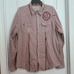 Button down,  long sleeve